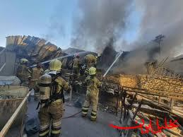  تحلیل ایران -جزییات آتش‌سوزی گسترده یک کارگاه ۲۰۰۰ متری در جنوب تهران