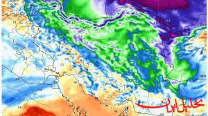  تحلیل ایران -تداوم بارش‌ها تا ۱۰ روز آینده در تمام نقاط کشور