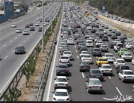  تحلیل ایران -ترافیک سنگین در آزادراه کرج- تهران