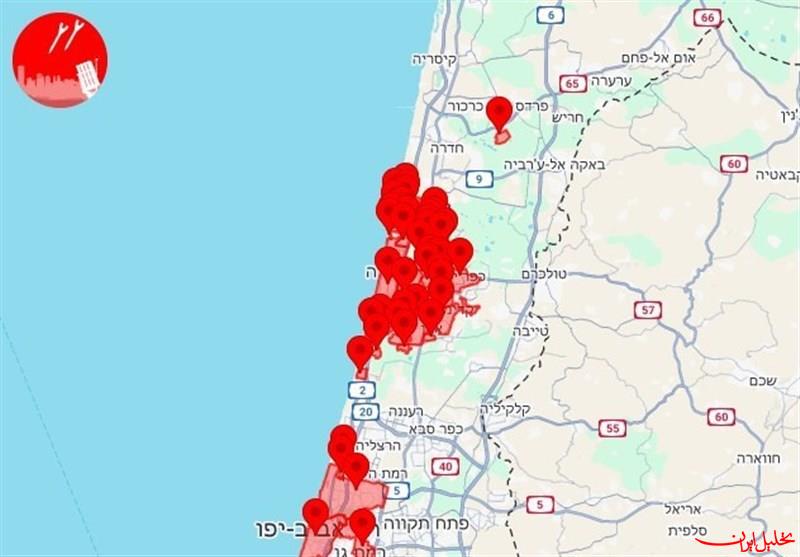  تحلیل ایران -فعال شدن آژیرها در تل‌آویو به دنبال حمله موشکی