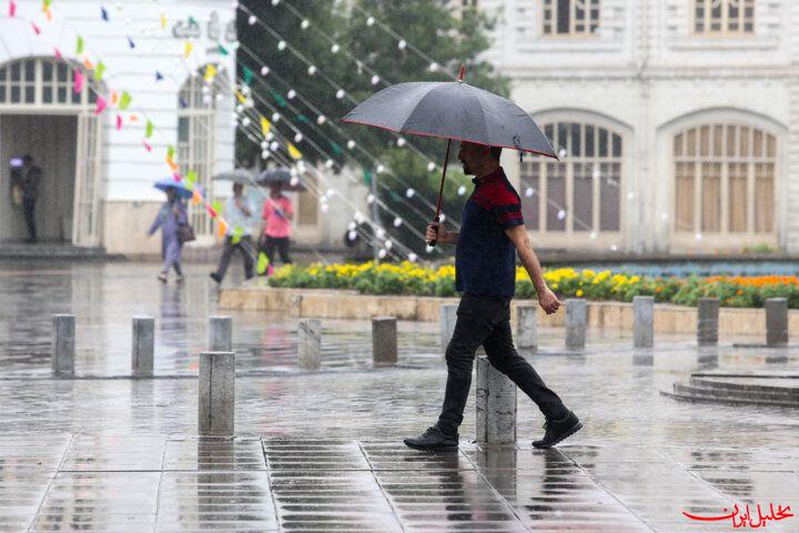  تحلیل ایران -تشدید بارش ها در ۵ استان کشور