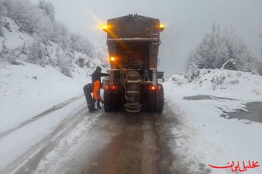  تحلیل ایران -شرایط جاده های گلستان زمستانی شده است