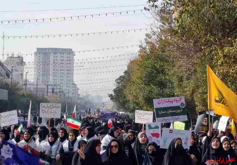  تحلیل ایران -مراسم یوم‌الله سیزدهم آبان باحضور گسترده اقشار مردم و دانش‌آموزان