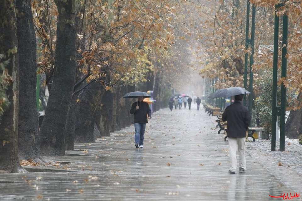  تحلیل ایران -رگبار باران، گرد و خاک و کاهش نسبی دما در ۳ روز آینده 