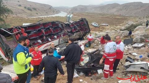  تحلیل ایران -پیکر ۹ جان‌باخته حادثه سقوط اتوبوس سربازان تحویل بستگانشان شد 