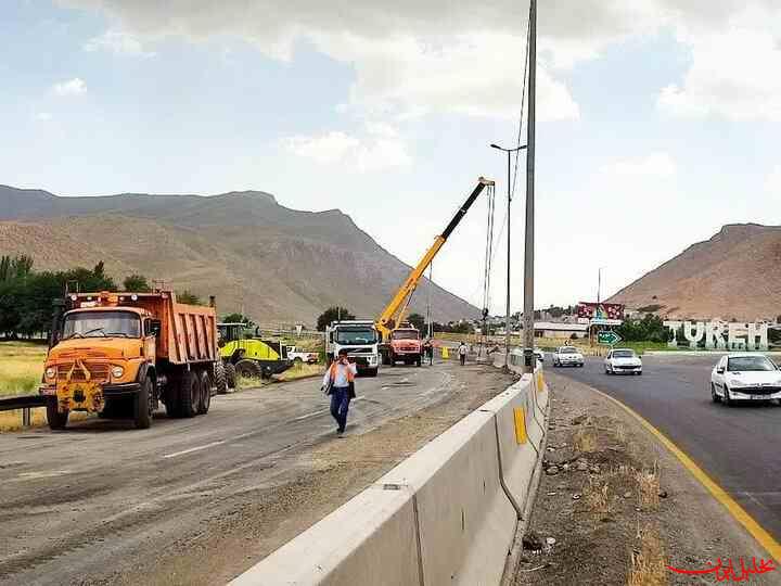  تحلیل ایران -اجرای ۱۷ پروژه راهداری در جاده اراک به بروجرد