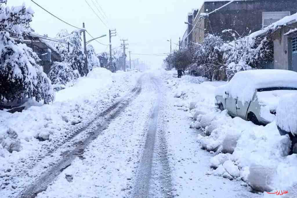  تحلیل ایران -برف و باران در ۲۵ استان