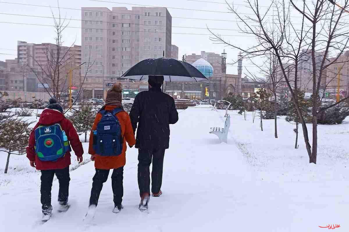  تحلیل ایران -هشدار بارش برف و باران در ۸ استان