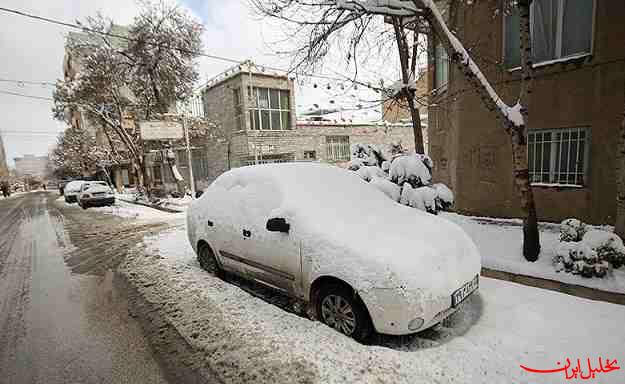  تحلیل ایران -هشدار ورود سامانه بارشی برف و باران در ۴ استان