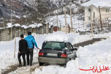  تحلیل ایران -برف و باران در ۲۹ استان