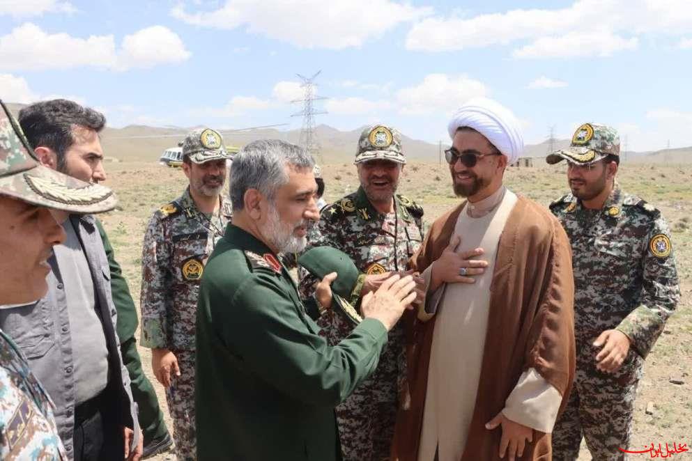  تحلیل ایران -بازدید امیر صباحی‌فرد و سردار حاجی‌زاده از مواضع پدافندیِ نطنز و خن