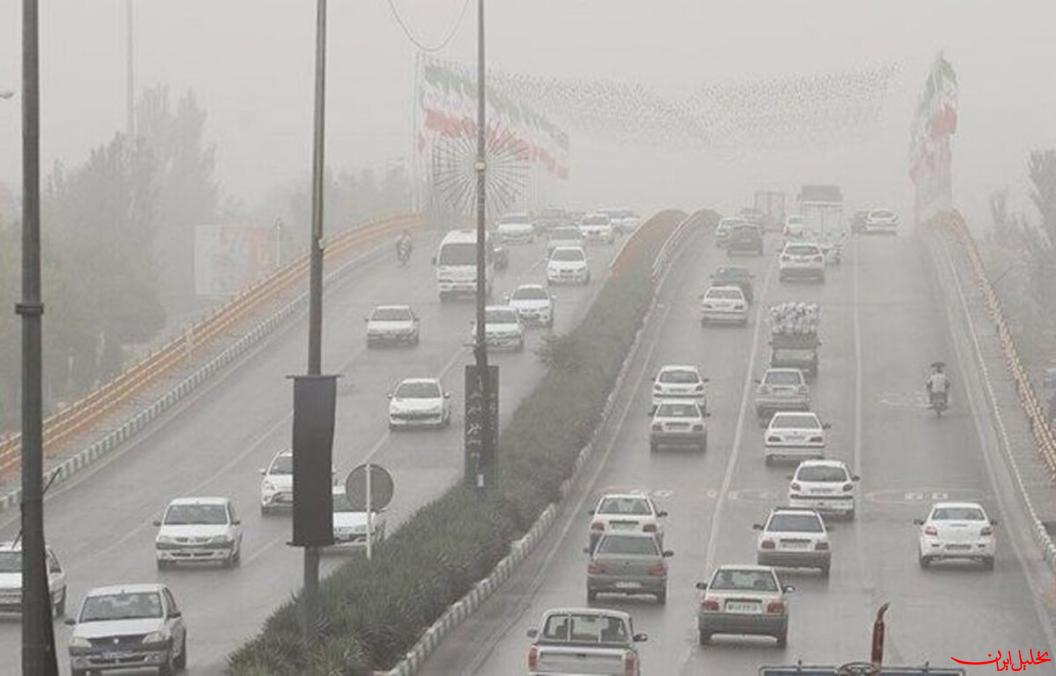  تحلیل ایران -هشدار نارنجی وقوع گرد و غبار و کاهش کیفیت هوا در تهران
