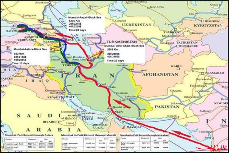  تحلیل ایران -گشایش کریدورهای جدید ترانزیتی ایران زیر ساطور مسئولان