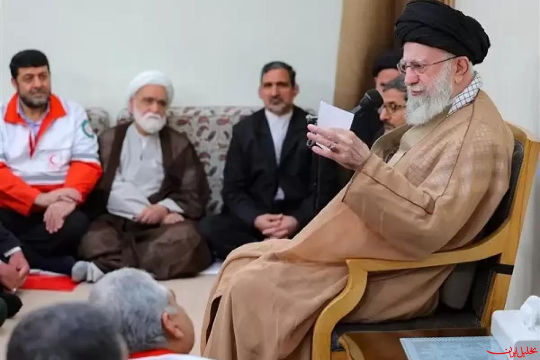  تحلیل ایران -رهبر انقلاب: امدادگران ما مظهر صفات انسانی و انسان‌دوستی هستند