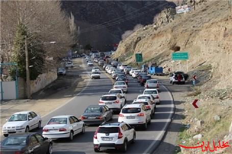  تحلیل ایران -جاده چالوس پس از ۳ روز یک‌طرفه شدن، دوباره دوطرفه می‌شود