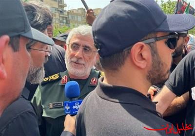  تحلیل ایران -سردار قاآنی: تا اینجا با موفقیت رفتیم و بعد از این هم با قدرت پیش م