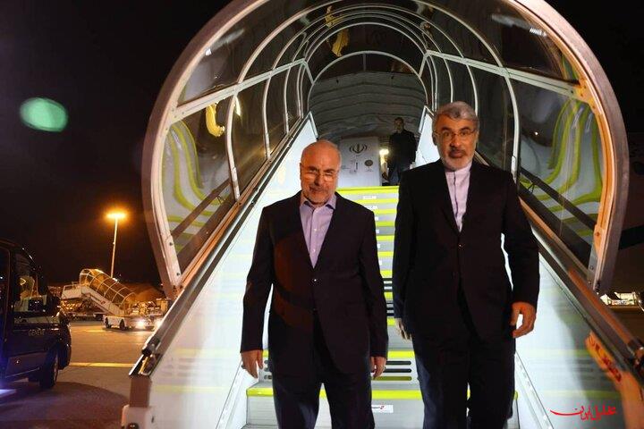  تحلیل ایران -قالیباف برای شرکت در کنفرانس روسای مجالس جهان وارد فرودگاه ژنو شد