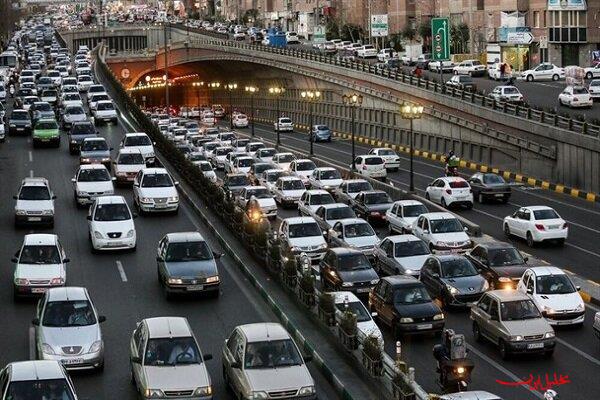  تحلیل ایران -ترافیک پرحجم و سنگین صبحگاهی در اکثر معابر و بزرگراه‌های تهران