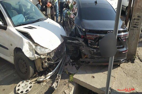  تحلیل ایران -برخورد کامیون با ۱۵ خودروی سواری در غرب تهران