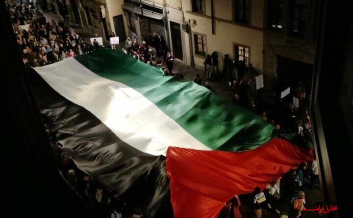  تحلیل ایران -تظاهرات هزاران ایتالیایی در حمایت از فلسطین