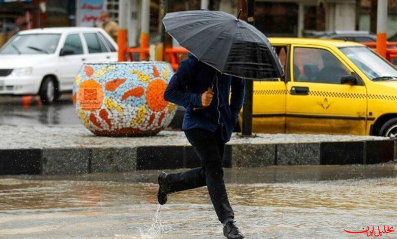  تحلیل ایران -ورود سامانه بارشی جدید از روز چهارشنبه