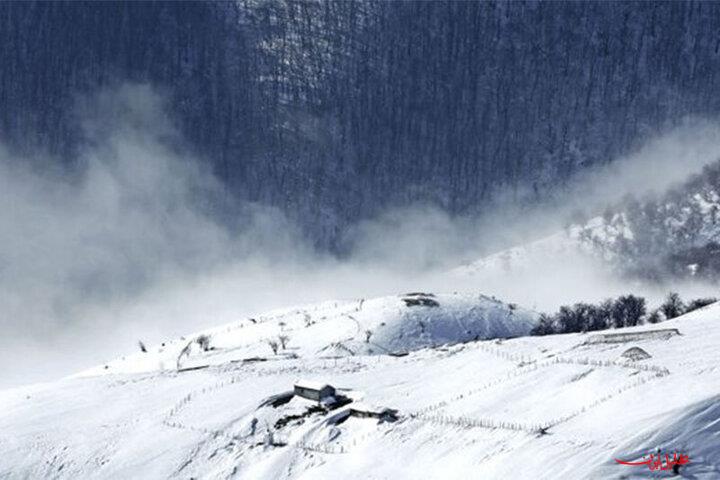 هوای مازندران برفی و زمستانی می‌شود