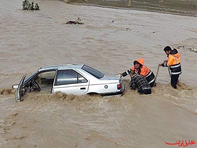  تحلیل ایران -هشدار سیل: آسمان در غرب ایران به زمین می‌آید