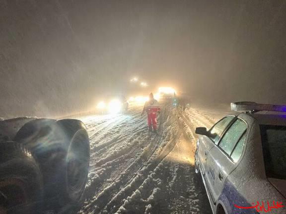  تحلیل ایران -مه و کولاک در راه چهارمحال‌ و بختیاری