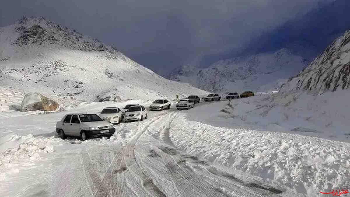  تحلیل ایران -برف و باران در جاده‌های ۱۳ استان