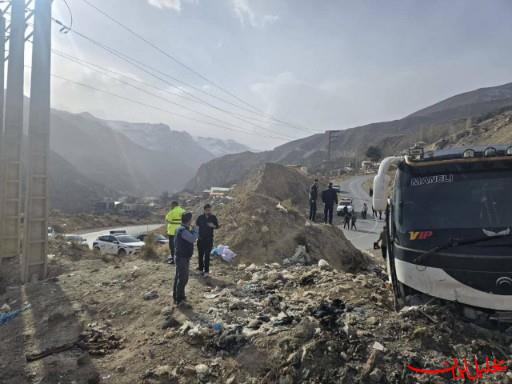  تحلیل ایران -علت حادثه واژگونی اتوبوس در محور هراز مشخص شد