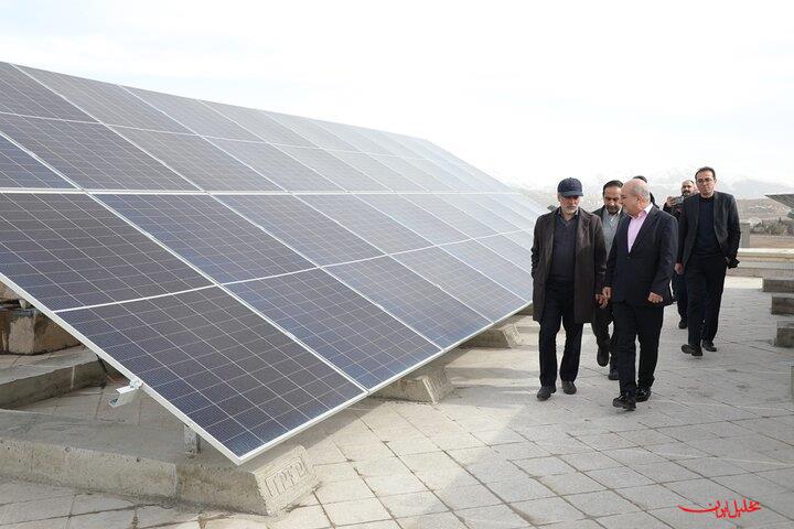  تحلیل ایران -نیروگاه خورشیدی ۱۱۰ کیلوواتی در منطقه نوآوری ایران افتتاح شد