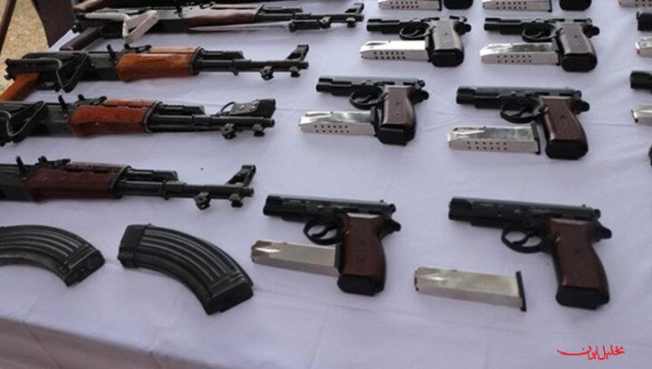  تحلیل ایران -کشف ۱۶۵ قبضه سلاح جنگی در مرزها