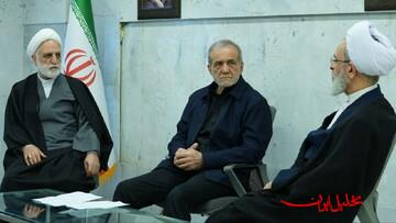  تحلیل ایران -تشکیل دومین جلسه شورای موقت رهبری با حضور پزشکیان، اژه ای و اعرافی