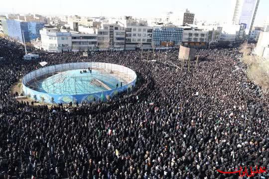  تحلیل ایران -تشییع پرشور و حماسه شهیدان لاریجانی، سلیمانی و شهدای ناو دنا 