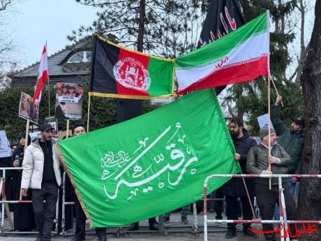  تحلیل ایران -تجمع حامیان ایران مقابل سفارت کشورمان در برلین