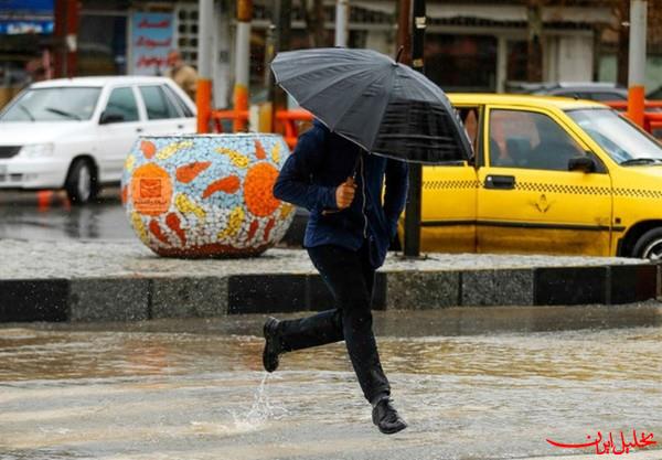 تحلیل ایران -بارندگی و صاعقه در ۱۱ استان