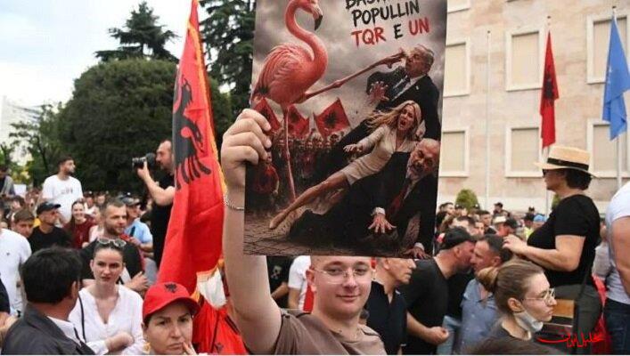  تحلیل ایران -ادامه اعتراضات در آلبانی به پروژه مخرّب خانواده ترامپ