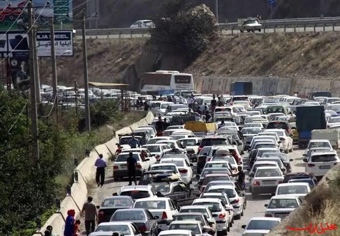  تحلیل ایران -ترافیک پرحجم در جاده‌ها‌ی «کندوان، هراز و سوادکوه» 