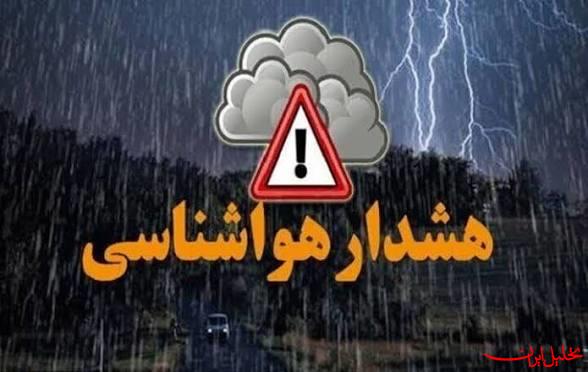  تحلیل ایران -هشدار نارنجی بارش باران در خوزستان صادر شد