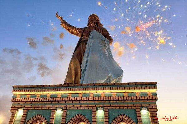  تحلیل ایران -تندیس شمس تبریزی در خوی رونمایی شد