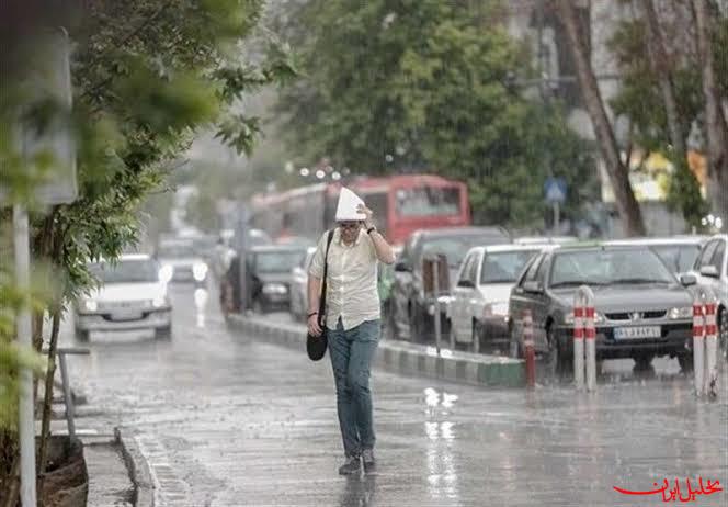  تحلیل ایران -پیش‌بینی رگبار پراکنده در برخی مناطق کشور